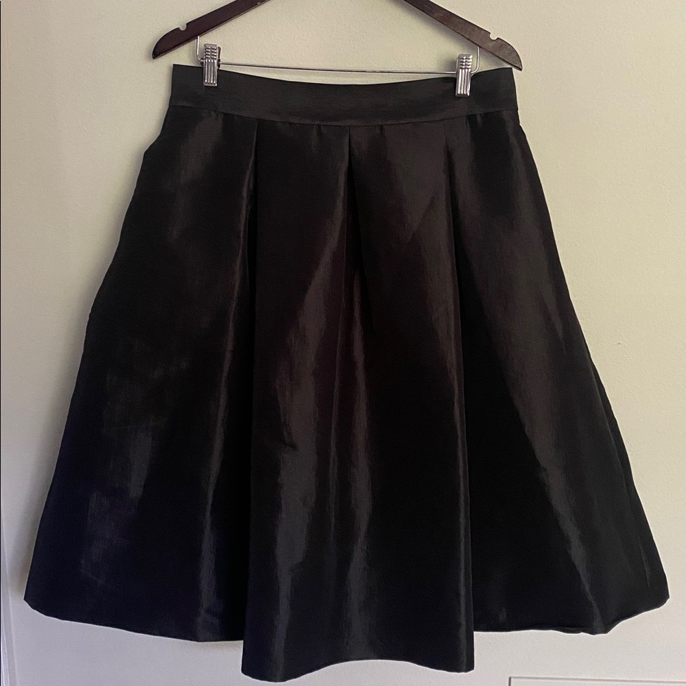 Ronni Nicole Evenings Black A-Line Skirt with Petticoat Netting Mesh Lining. 14